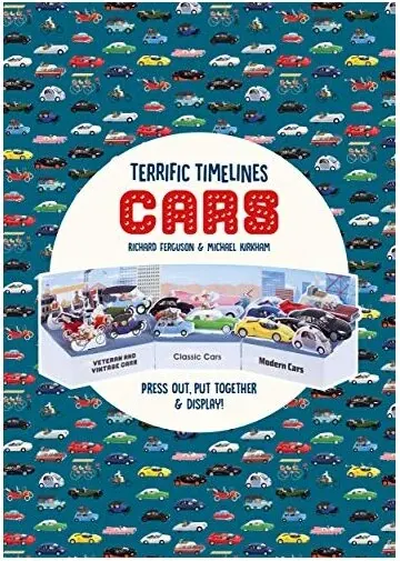 Coperta cărții Terrific Timelines : Cars
