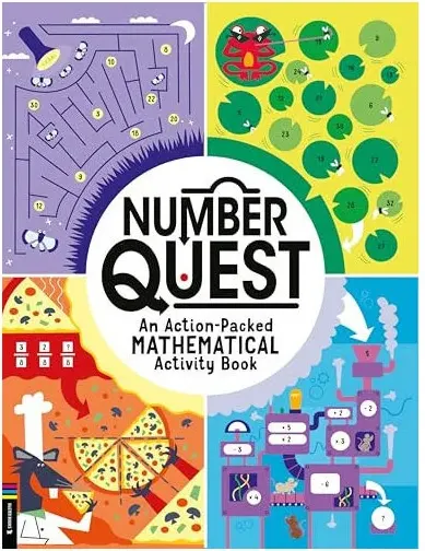 Coperta cărții Number Quest An Action-Packed Mathematical Activity Book