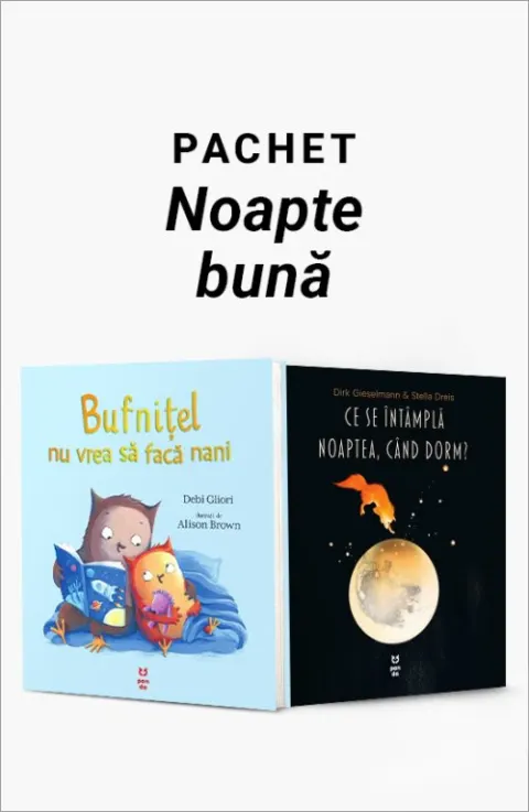 Coperta cărții Pachet Noapte bună. Bufnițel nu vrea să facă nani/Ce se întâmplă noaptea când dorm - Debi Gliori