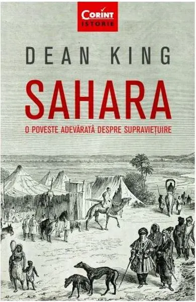 Coperta cărții Sahara, o poveste adevarata despre supravietuire