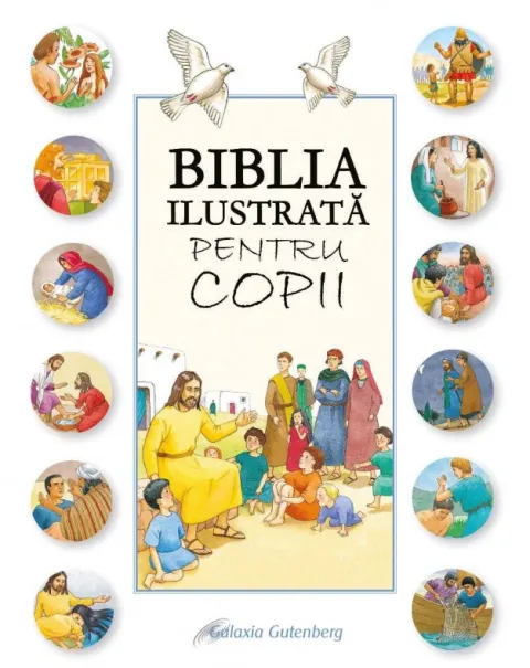 Coperta cărții Biblia ilustrată pentru copii