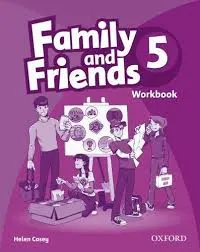 Coperta cărții Family and Friends 5 Workbook- REDUCERE 50%