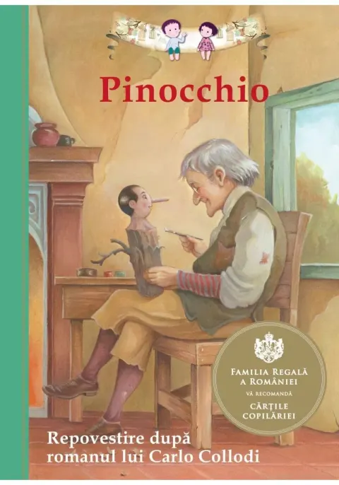 Coperta cărții Pinocchio. Repovestire dupa romanul lui Carlo Collodi