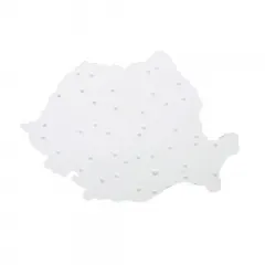 Coperta cărții Sablon harta Romaniei. Diverse culori