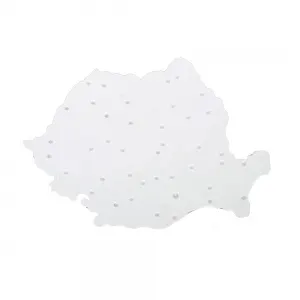 Coperta cărții Sablon harta Romaniei. Diverse culori