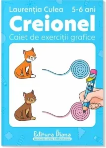 Coperta cărții Creionel. Caiet de exercitii grafice 5-6 ani