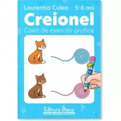 Coperta cărții Creionel. Caiet de exercitii grafice 5-6 ani
