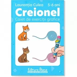 Coperta cărții Creionel. Caiet de exercitii grafice 5-6 ani