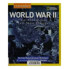 Coperta cărții Remember World War II: kids who survived tell their stories
