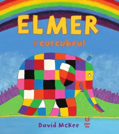 Coperta cărții Elmer și curcubeul