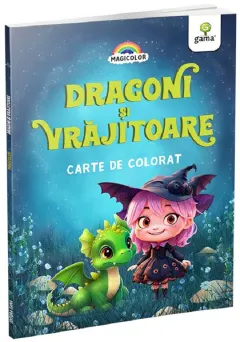 Coperta cărții Dragoni si vrajitoare