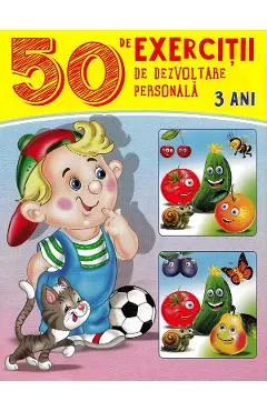 Coperta cărții 50 de exercitii de dezvoltare personala 3 ani