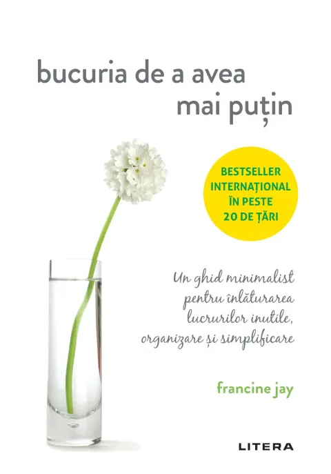 Coperta cărții Bucuria de a avea mai putin