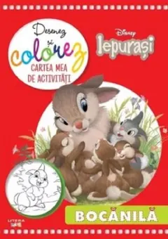 Coperta cărții Disney. Iepurasi. Desenez si colorez. Cartea mea de activitati