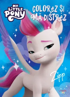 Coperta cărții My Little Pony. Colorez si ma distrez. Zipp