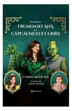 Coperta cărții Povestea frumoasei Ana și a căpcăunului Codin