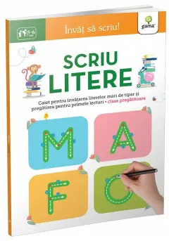 Coperta cărții Scriu litere