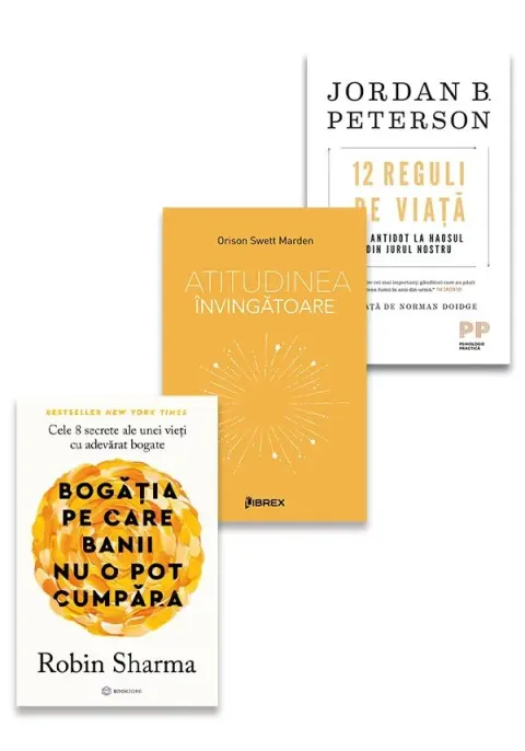 Coperta cărții Pachet Reguli pentru o viata bogata. Set 3 carti