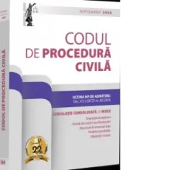 Coperta cărții Codul de procedura civila. Septembrie 2026. Editie tiparita pe hartie alba