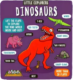 Coperta cărții Dinosaurs (Little Explorers)