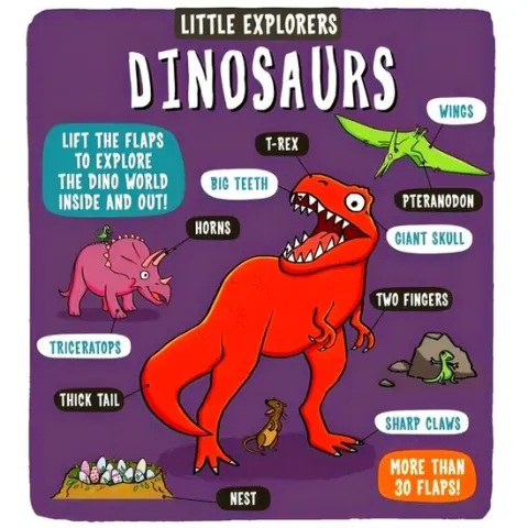 Coperta cărții Dinosaurs (Little Explorers)