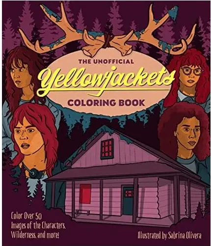Coperta cărții Unofficial Yellowjackets Coloring Book