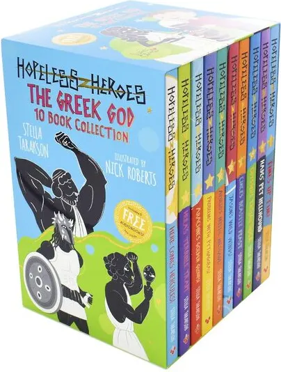 Coperta cărții Hopeless Heroes: The Greek God 10 Book Collection