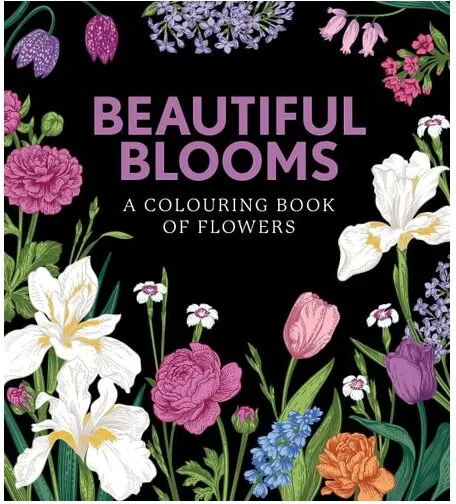 Coperta cărții Beautiful Blooms Colouring Book