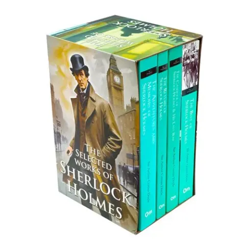 Coperta cărții The Selected Works of Sherlock Holmes 4 Books Collection Set, Sir Arthur Conan Doyle