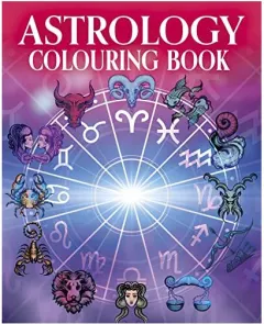 Coperta cărții Astrology colouring book