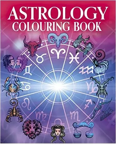Coperta cărții Astrology colouring book