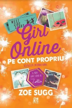 Coperta cărții Girl online. Pe cont propriu
