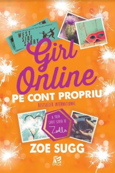 Coperta cărții Girl online. Pe cont propriu
