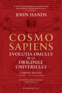 Coperta cărții Cosmosapiens. Evoluția omului de la originile universului
