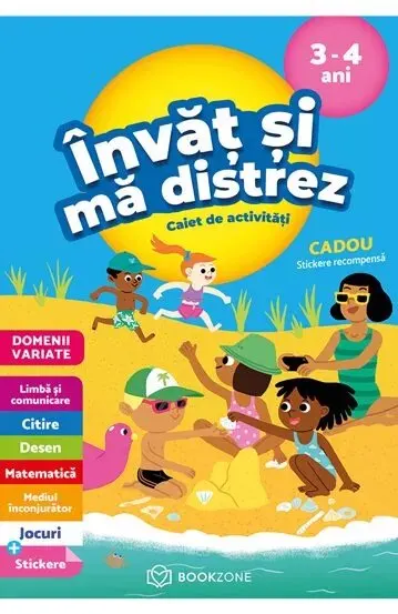 Coperta cărții Invat si ma distrez. Caiet de activitati (3-4 ani)