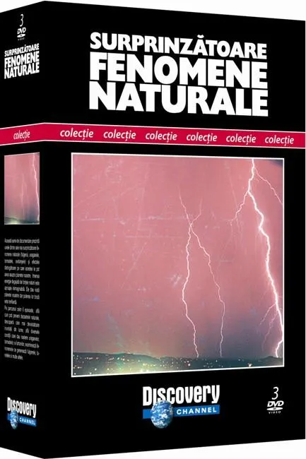Coperta cărții Surprinzătoare fenomene naturale. 3 DVD-uri
