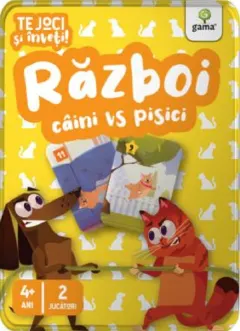 Coperta cărții Război câini vs pisici. Te joci și înveți