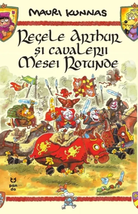 Coperta cărții Regele Arthur și cavalerii Mesei Rotunde