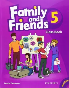 Coperta cărții Family & Friends 5: Class Book & Multi-ROM Pack- REDUCERE 50%