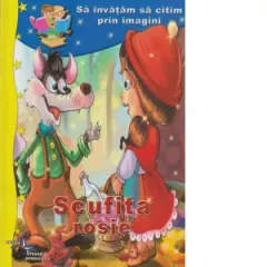 Coperta cărții Invat sa citesc cu litere de tipar. Scufita rosie