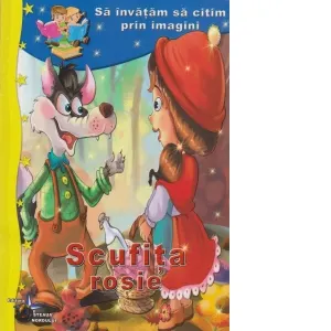 Coperta cărții Invat sa citesc cu litere de tipar. Scufita rosie