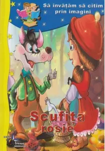 Coperta cărții Invat sa citesc cu litere de tipar. Scufita rosie