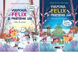 Coperta cărții Vulpoiul Felix si prietenii sai: Gata de iarna / Petrecere de Craciun