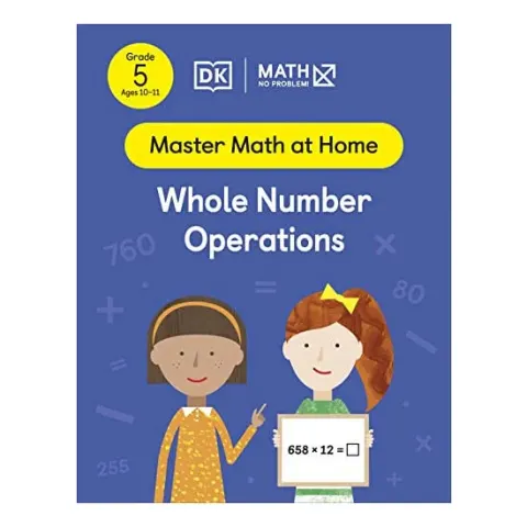 Coperta cărții Math - No Problem! Whole Number Operations, Grade 5 Ages 10-11