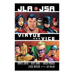 Coperta cărții JLA/JSA: virtue and vice