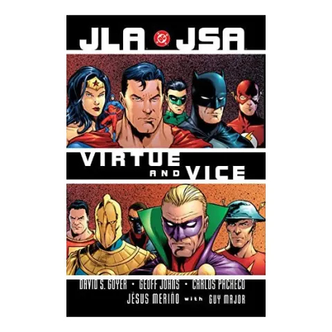 Coperta cărții JLA/JSA: virtue and vice