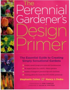 Coperta cărții The perennial gardener's design primer