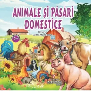 Coperta cărții Animale si pasari domestice. Varsta 2+, cartonata integral, colturi rotunjite