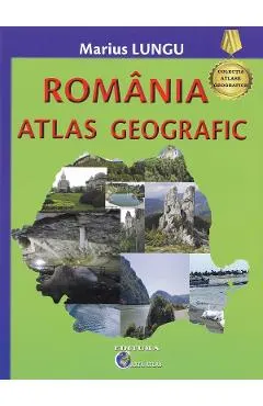 Coperta cărții Romania. Atlas geografic Ed.2024