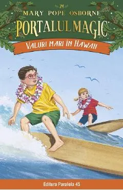 Coperta cărții Portalul magic 24: Valuri mari in Hawaii